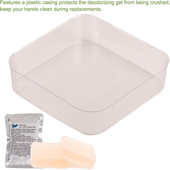 12 Packs Pleasant Fragrance Cat Odor Removers, Exclusive for Pura Max Automatic Self-Cleaning Cat Litter Box - Cat Toilet Odor Control, Cat Box Deodorize (Product Come With a Little "Paw" Holder)