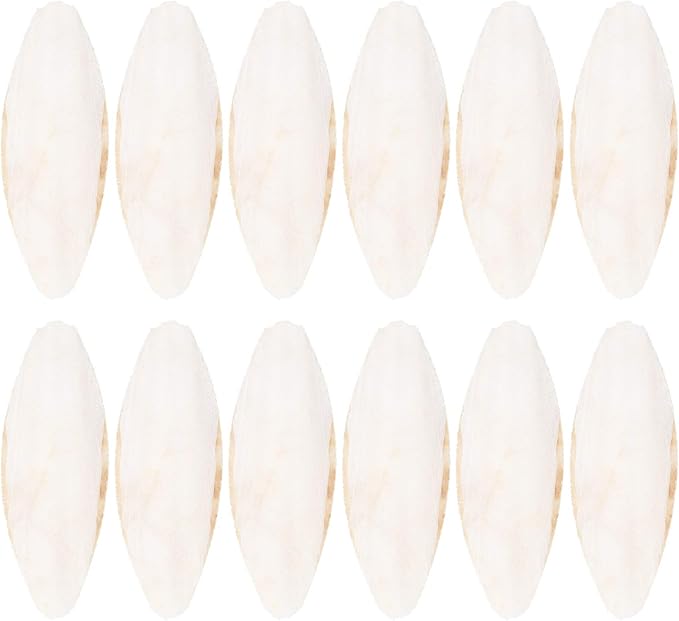 Baluue 12pcs Bird Cuttlebone Chew Toy Cuttlefish Bones Parrot Cage Toys Bird Bite Toy for Aquarium Reptile Tortoise Turtle Cockatiel 10cm
