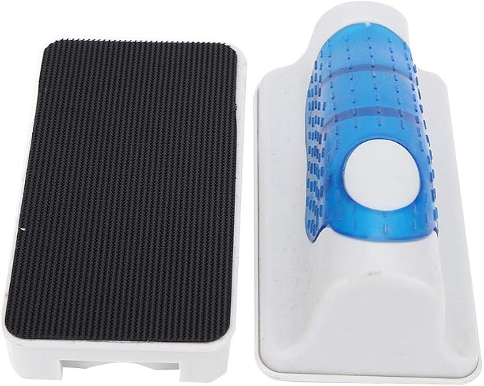 FILFEEL Aquarium Double Sided Magnetic Glass Cleaner Brush with Non Slip Handle, Fish Scraper Removal Tool for Algae, Suspended Design Easy to Use Maintenance Accessory (ZY-01L Large)