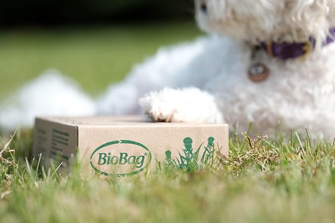 BioBag Premium Pet Waste Bags, Standard Size, 200 Count, Great For All Dog Breeds, Fits in Standard Park Dispensers