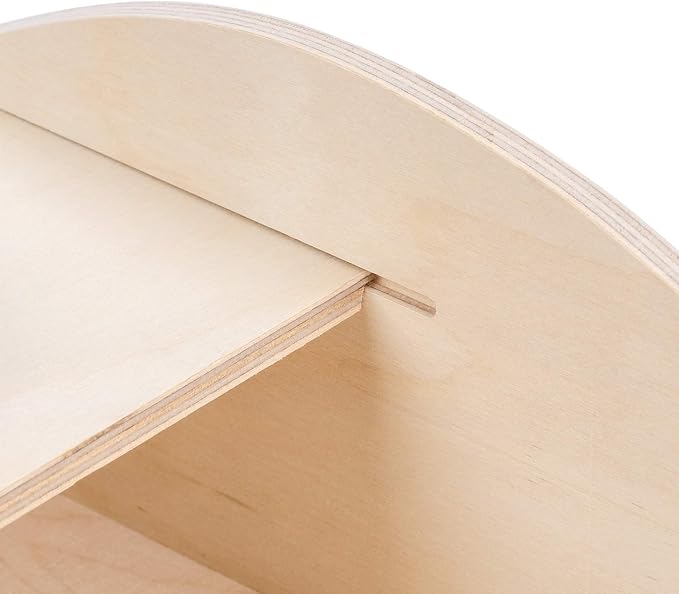 Niteangel Hamster Sand Bath Dust Free Box - Wooden Critter's Shower & Digging Sand Bathtub for Small Animals Like Hamsters Mice Lemming or Gerbils (Medium-11.8-inch L x 7.8-inch W)
