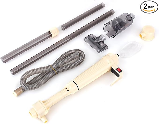 Electric Aquarium Gravel Cleaner, Yosoo Aquarium Gravel Cleaners Battery Electric Powered Fish Tank Washer Siphon Vacuum Water Changer Pump Filter (Battery Not included)