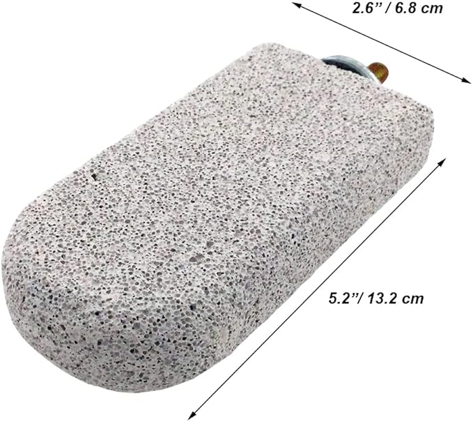 Shelltech Pumice Lava Ledge for Birds, Chinchillas, Hamsters, Parrots - Teeth & Beak Grinding Block - 1 Pack
