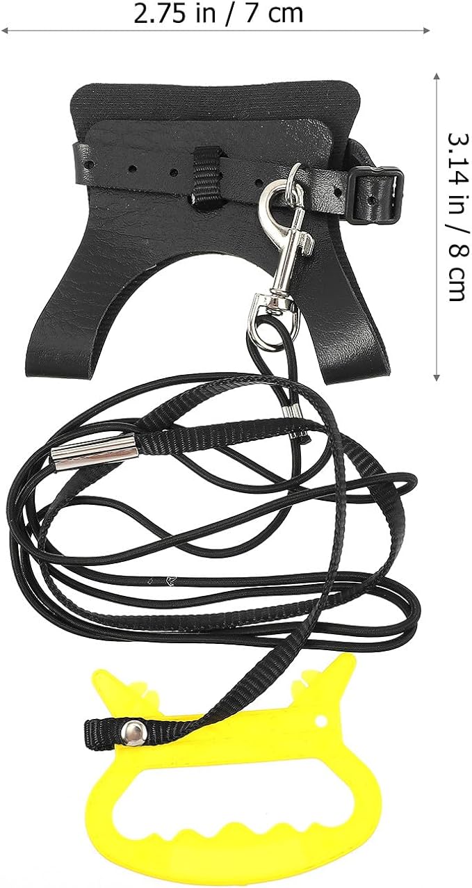 Lightweight Outdoor Bird Flight Vest Harness and Adjustable Leash Set, Dark Color M Size, Training Harness for Small to Medium Parrots