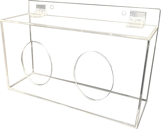 Xymoso Acrylic Rabbit Hay Feeder with Lid,Guinea Pig Hay Rack Holder Chinchilla Cage Accessories for Rabbits Guinea Pigs Bunny