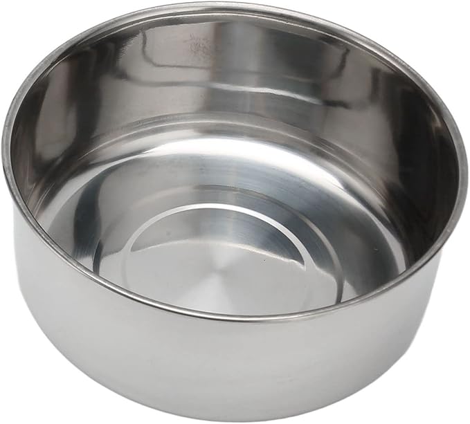 GOTOTOP Stainless Steel Coop Cup, Hanging Pet Bowl Food Water Feeder with Hook for Dogs Cats Birds Rabbits in Crate Cage Kennel