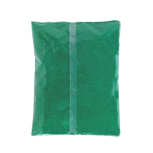 S&S Worldwide Art Sand, for Layering in Bottles, Terrariums, 2lb Bag, Green | Non-toxic, Adhesive sand art boards and DIY home decor crafts, Versatile Enough For Any Project, Fade-free Colors