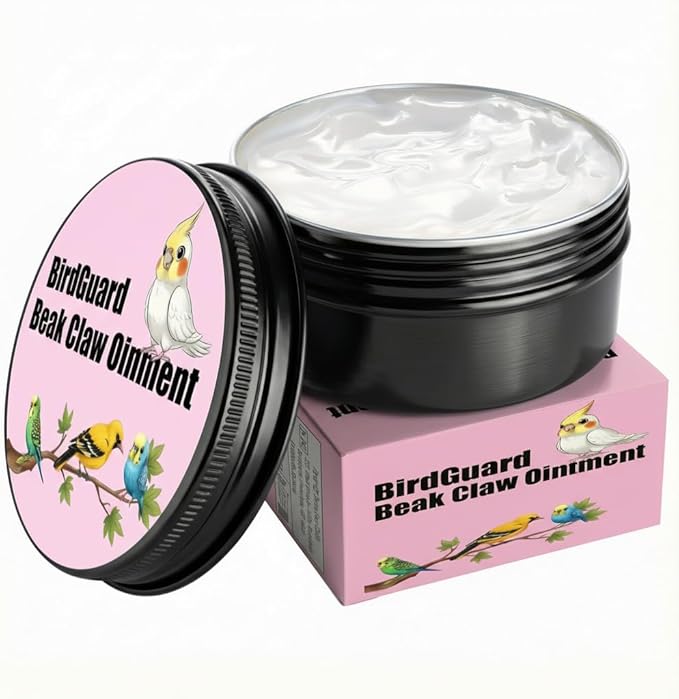 XANADU 2.5 Oz Bird Beak Oil & Feet Ointment, BirdGuard Balm for Parrot Beak Care & Cracked Claws, Moisturizing Relief for Dry Beaks & Skin, Budgies & Cockatiels