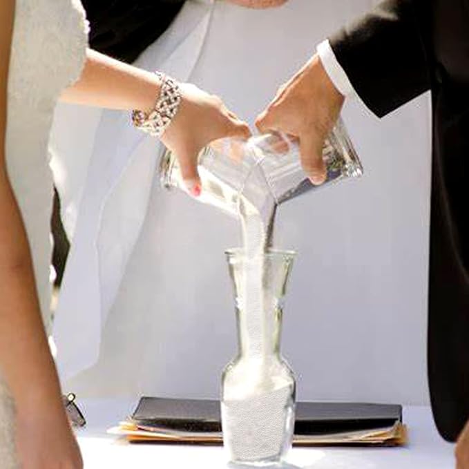 White Art Craft Sand Unity Sand for Wedding Ceremony,Crafts,2 LB | Home Decoration,Vase Filler