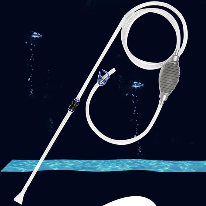 Yuly Aquarium Water Change Kit Fish for Tank Mini Siphon Gravels Vacuum Cleaner with Long Hose Small Tanks Maintenance Tool Gravel Cleaner for Aquarium