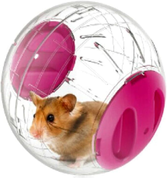 emours Pets Small Animals Run-About Mini 4.7inch Exercise Balls for Dwarf Hamsters,Pink
