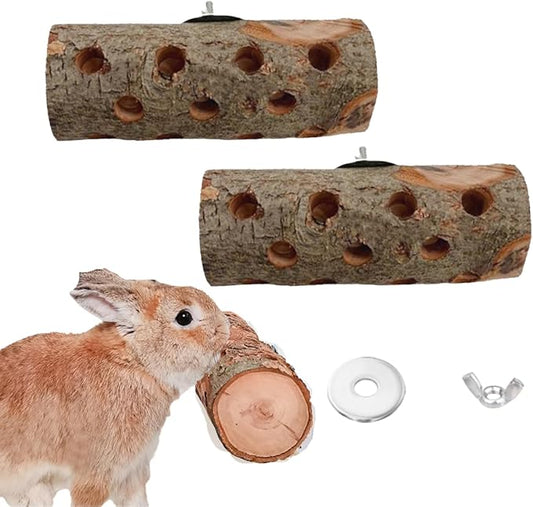Apple Wood, Small Animals Molar Wood Chew Treats Toys for Rabbits, Hamster, Guinea Pig, Chinchillas, Gerbils, Mice, Rats, Mouse, Bunny (2L)