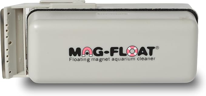 Mag-Float Extra Large Glass Floating Algae Scraper 500 w/Scraper Blade Attachement | Magfloat Magnetic Fish Tank Cleaner | Magnet Scrubber Brush Cleaning Tool for Aquarium
