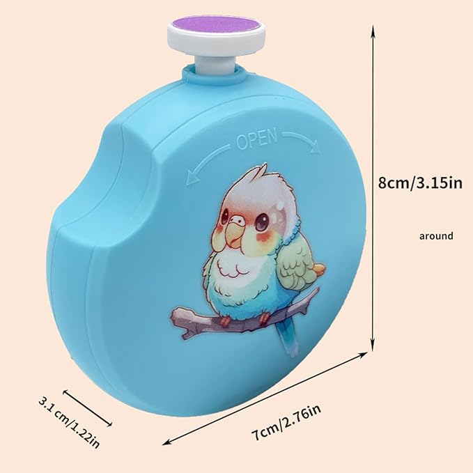 Multifunctional Electric Parrots Beak Trimmer Suitable for Parrots Finches Small Birds Efficient Electric Grinding Tool Beak Sharpener