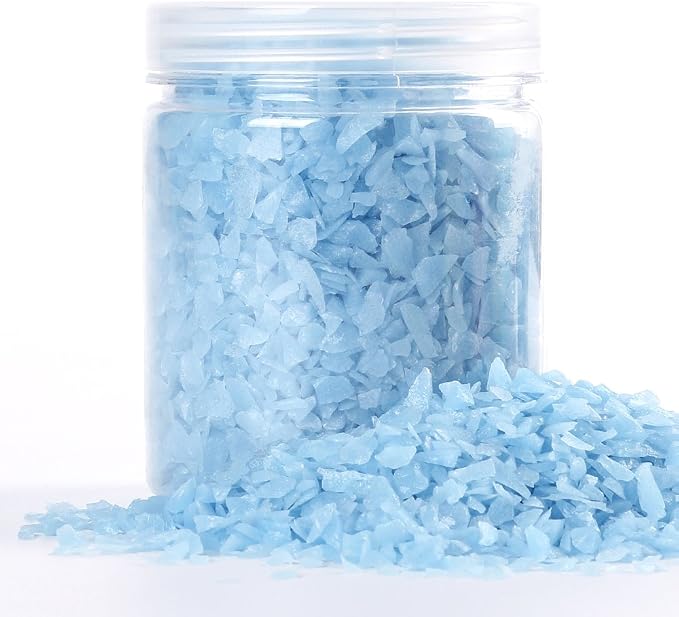 Shiny Stone Glow in The Dark Aquarium Gravel Sand, Blue, 3-5mm | Neon, 305g/0.67lbs, For Fish Tank and Fairy Garden, Decorative Rocks, Home Decor
