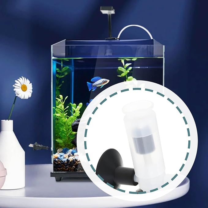 2PCS Mini Aquarium Sponge Filter Compatible with Aquarium Oxygenation Circulation Filtration