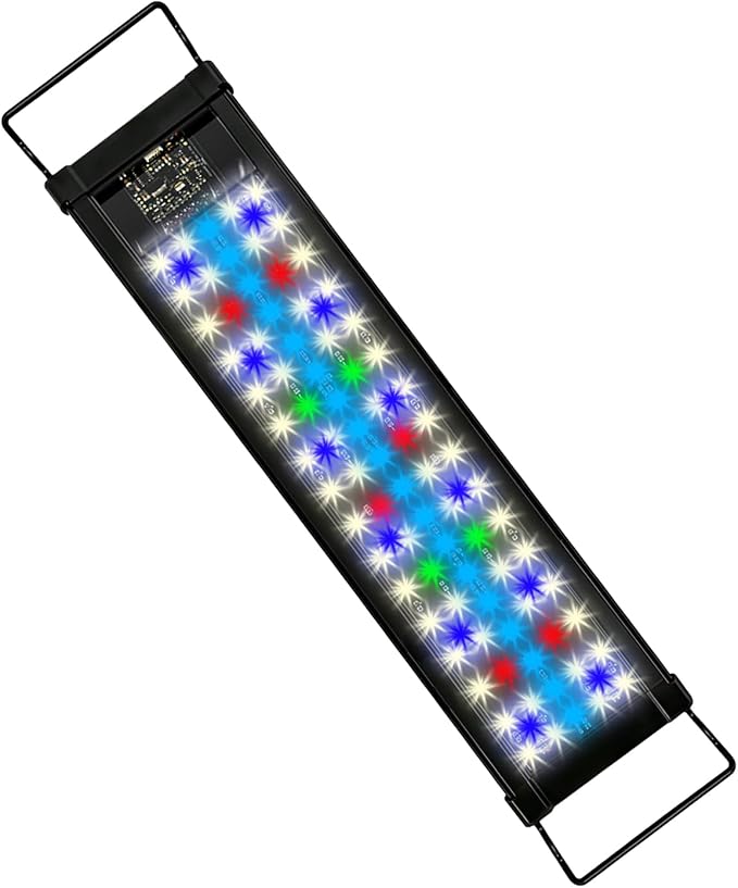 Smart LED Aquarium Light for Freshwater Tanks - App Control DIY Spectrum, Auto Timer & Sunrise Sunset Simulation (24-30 INCH)