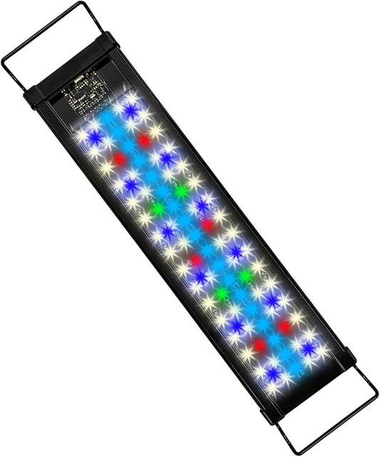 Smart LED Aquarium Light for Freshwater Tanks - App Control DIY Spectrum, Auto Timer & Sunrise Sunset Simulation (36-42 INCH)