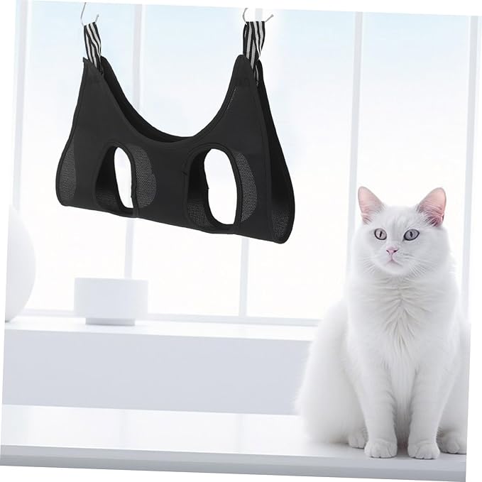 TOYANDONA Pet Grooming Hammock for Cats Dogs Space-Saving Hanging Design Dual Function for Nail Clipping Grooming Stylish Integration Fits Various
