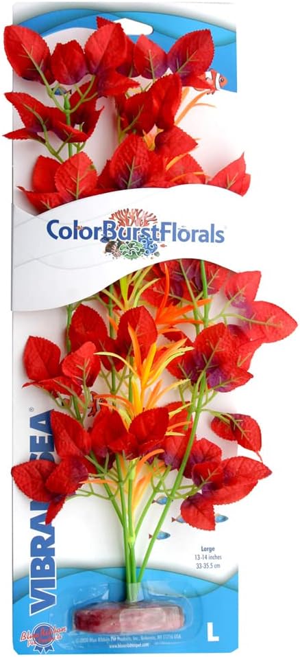 ColorBurstFlorals Willow Leaf Large Silk Aquarium Plant
