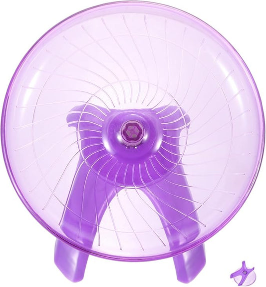 BESPORTBLE Silent Flying Saucer Hamster Wheel Large Exercise Wheel for Hedgehogs Chinchillas and Guinea Pigs Quiet Spinner for Hamster Play 12-Inch Diameter