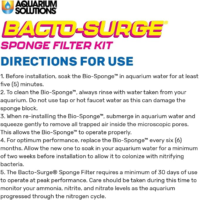 HIKARI Bacto-Surge Foam Filter Mini
