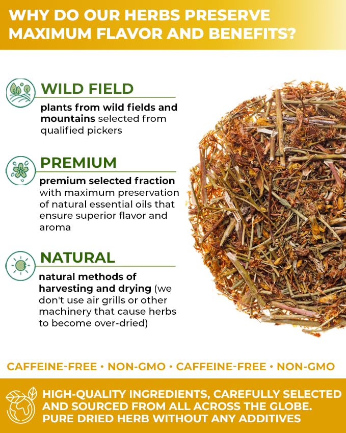 4 oz. St Johns Wort Herb Herbal Tea (Hypericum) - 113g Hierba De San Juan Herb Tea