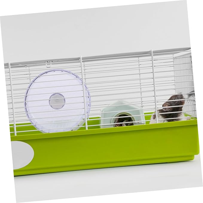 UPKOCH Silent Hamster Running Wheel Dual-Bearing Crystal Exercise Wheel for Hamsters Gerbils Hedgehogs and Chinchillas Noiseless 10-inch PET Plaything