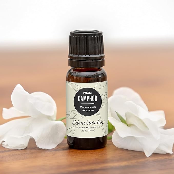 Edens Garden Camphor- White Essential Oil- 100% Pure Premium Grade, Undiluted, Natural, Therapeutic, Aromatherapy, The Best for Diffuser, Hair, Laundry, Humidifiers 30 ml (1 fl oz)