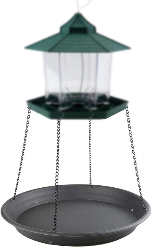 AUXPhome Bird Seed Catcher Tray Platform Feeder Hanging Tray Outdoors Backyard Garden for Bird Feeders, Great for Attracting Birds Outdoors, Backyard, Garden. Help Reduce Seed Waste - No Feeders