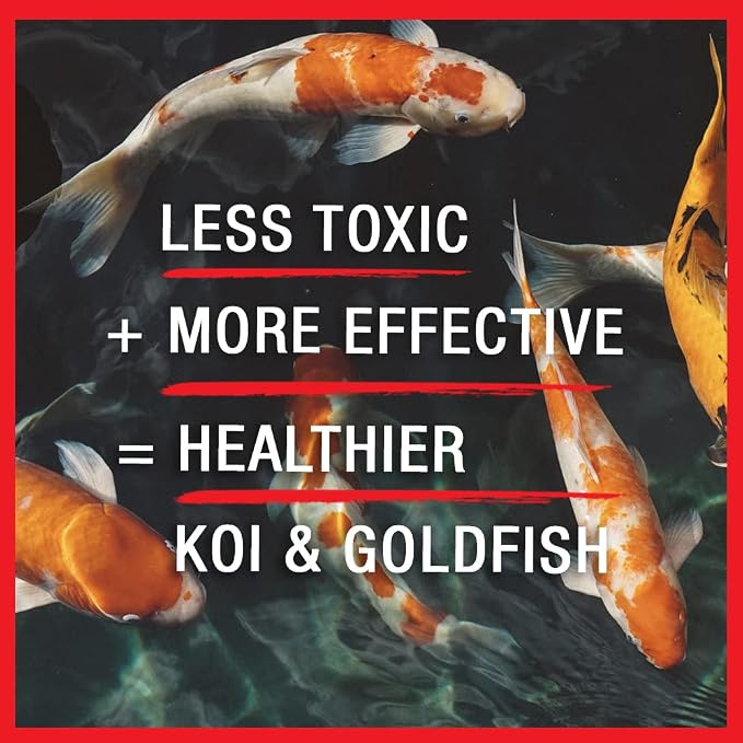 MICROBE-LIFT Broad Spectrum Disease Treatment for Ponds and Outdoor Water Gardens, Safe for Live Koi Fish, Goldfish, Plants, and Decor, 32 Fl Oz