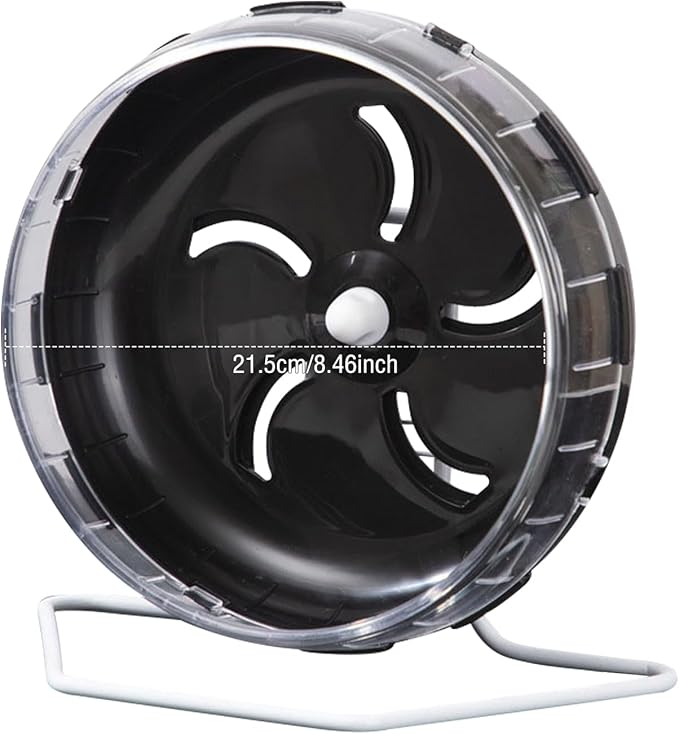 Silent Hamster Wheel, YAOBVIS 8.5 Inch Quiet Hamster Exercise Wheel Running Wheels with Adjustable Stand for Hamsters Gerbils Mice and Small Pet