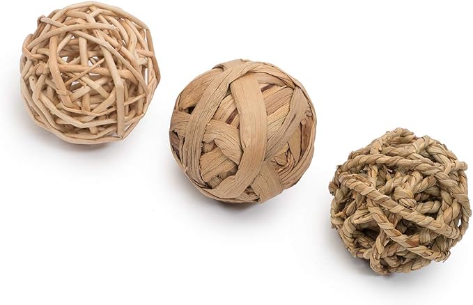 Niteangel Small Animal Activity Toy, Fun Pet Balls for Chinchilla Guinea Pig Rats Rabbits Hamster Gerbil Degu Bunny and Other Small Animals