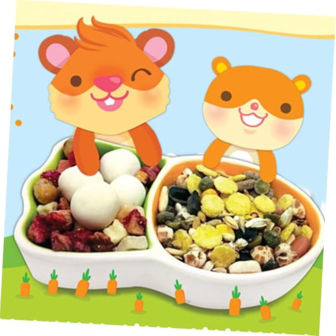 POPETPOP 2Pcs Dog Feeding Bowl Non Tip Pet Food Dish for Cats Dogs Safe Pet Feeder for Indoor Use