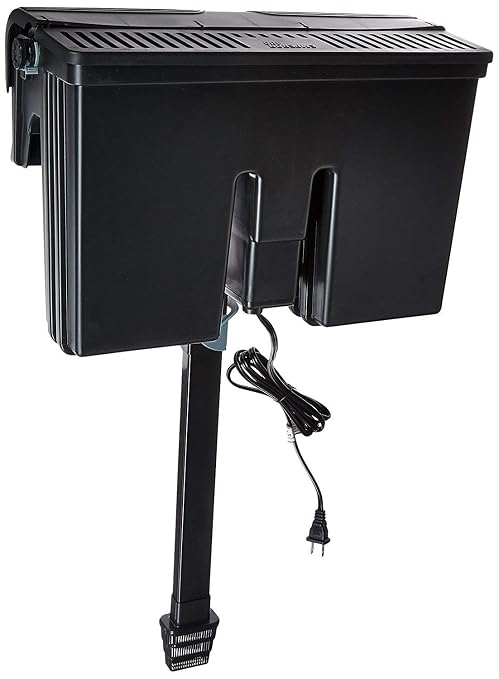 Marineland Bio-Wheel Penguin 400 GPH Power Aquarium Filter, Ultra-Quiet Hang-On-Back Fish Tank Filter with Multi-Stage Filtration for Aquariums Up to 80 Gallons | Quiet hang-on-back design, multi-stage filtration, supports tanks up to 80 gallons