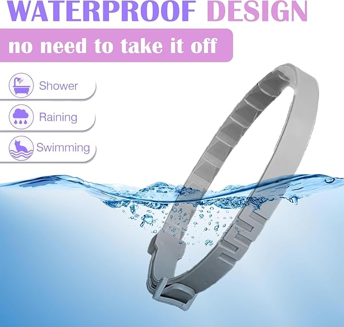 4 Pack Calming Collars for Cats - 60 Days Anxiety & Stress Relief, Adjustable Pheromones for Continuous Calming
