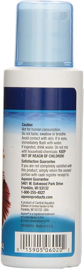 Aqueon 3 Pack of Betta Bowl Plus Water Conditioner & Dechlorinator, 4 Fluid Ounces Each