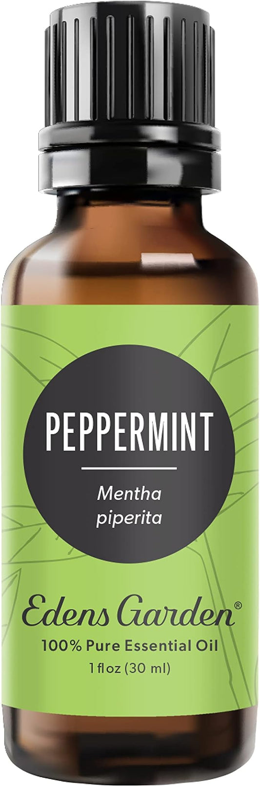 Edens Garden Peppermint Essential Oil- 100% Pure Premium Grade, Undiluted, Natural, Therapeutic, Aromatherapy, The Best for Diffuser, Candle, Laundry, Hair 30 ml (1 fl oz)
