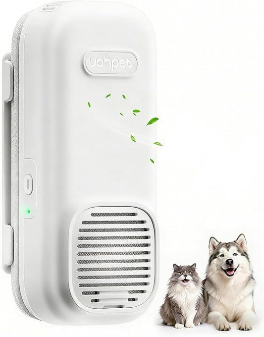 uahpet Cat Litter Deodorizer, No Ozone Air Purifier Plug in, Nano-Tech Cat Odor Eliminator for Litter Box, Filterless Odor Remover with 5ft Cord, Safe & Quiet Air Freshener for Pet Homes