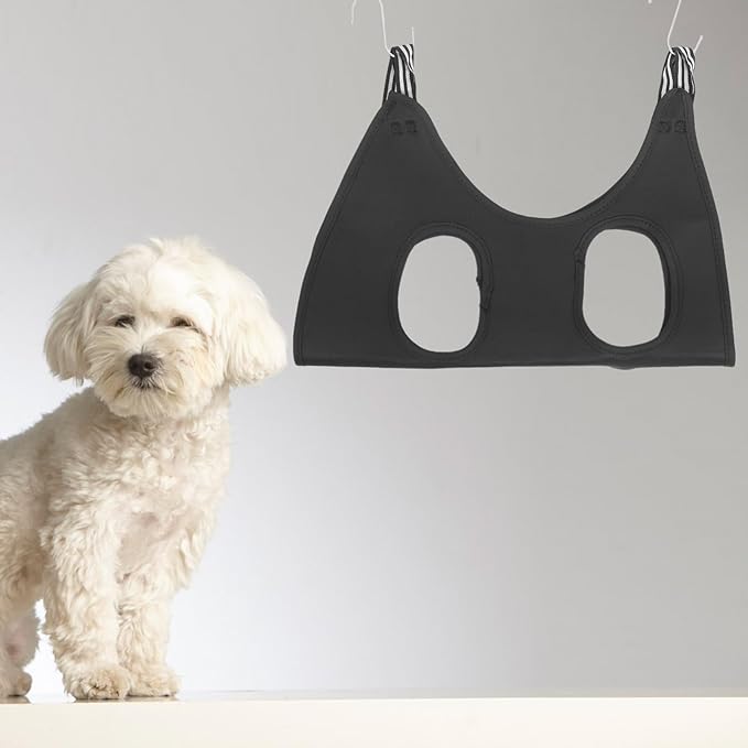 Abaodam Pet Grooming Hammock for Cats and Dogs Space-Saving Sling for Nail Trimming and Grooming Versatile Design for Animals Easy to Walls Doors