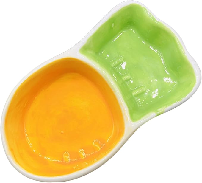 POPETPOP 2Pcs Dog Feeding Bowl Non Tip Pet Food Dish for Cats Dogs Safe Pet Feeder for Indoor Use