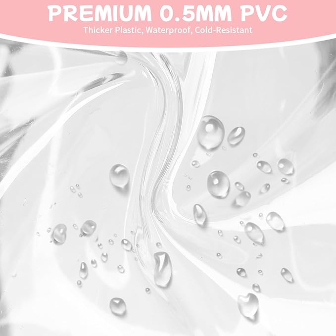 MOONBABY Small Clear Backpack for School Transparent Bookbag for Kids Heavy Duty PVC See Through Backpack Stadium Approved