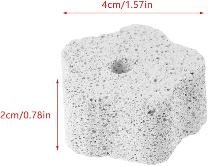 8 Pack Lava Block Chew Toy Small Pet Animal Lava Bites Chews Toy Teeth Grinding Stone Mineral Calcium Block for Chinchilla Hamster Parrot Chinchillas Rabbit Guinea Pig Gerbil Mouse Squirrels