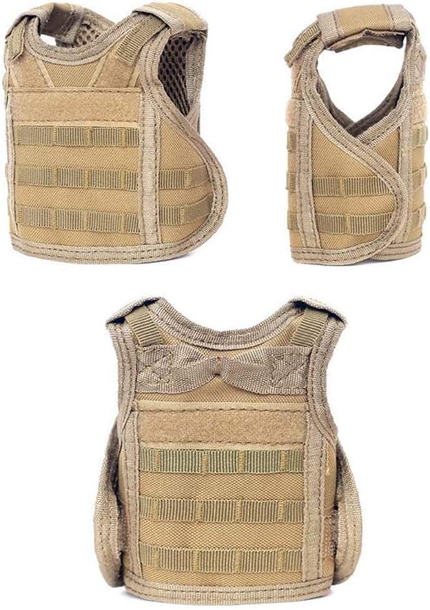 Ferret Clothes Small Animals Harness Military Style Adjustable Shoulder Straps Soft Mesh Comfort Durable Nylon Padded Vest Ferret Guinea Pig Hamster Bunny Kitten Puppy Small Pet Clothes Accessory