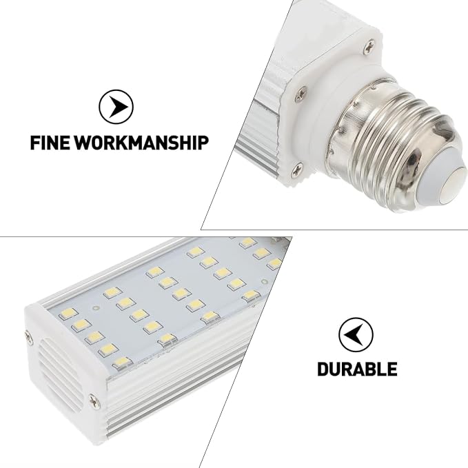 UEETEK E27 5W Led Lamp for Fish Tank Aquarium Light for and Box Led Lamp for Aquarium Plant Growth White 5.11 X 1.49 X 1.49 in