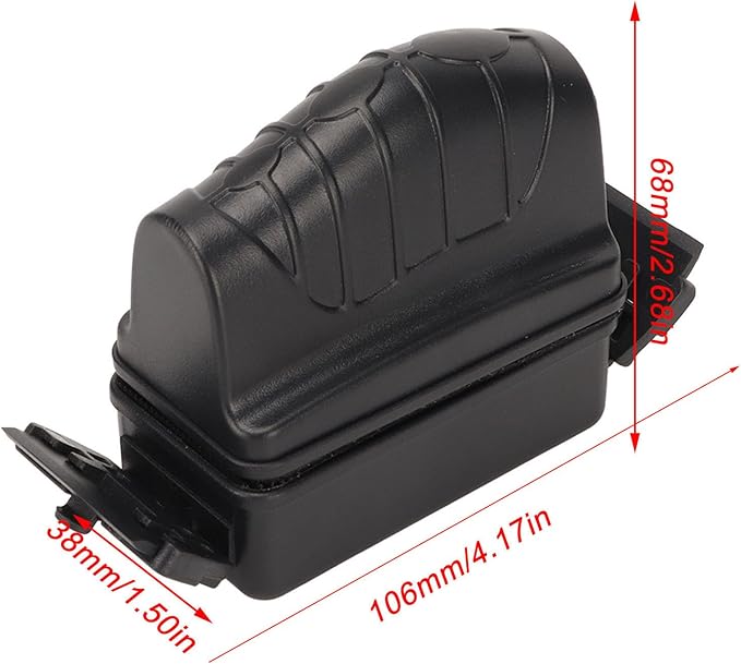 Aquarium Glass Cleaner, Strong Magnetic Scraper, Double Blade Magnetic Brush for Comprehensive Cleaning, Ergonomic, Suitable for Fish Tank up to 15.7", 2 (BLACK)