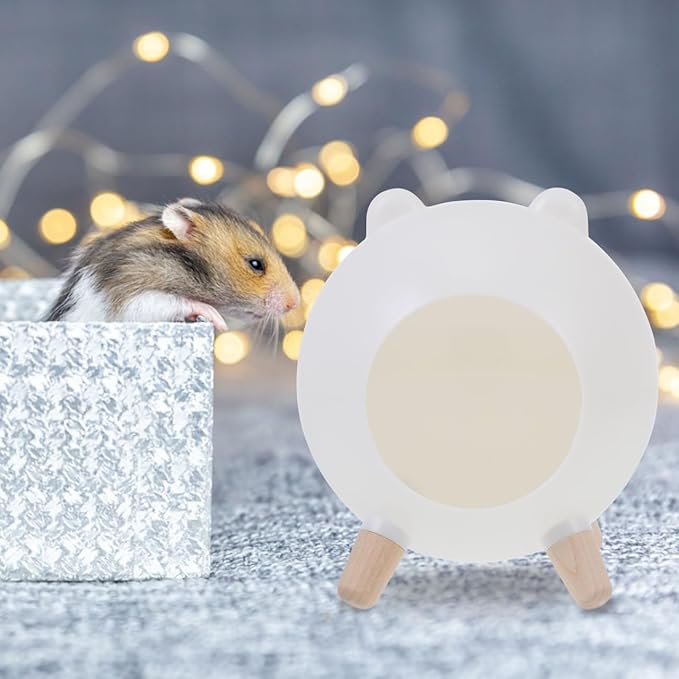 Ipetboom Ceramic Small Pet Hideout 5.1X4.3X5.5 Inch Hamster Nest Hiding House Decorative Shelter for Hedgehogs and Small Animals Indoor Use