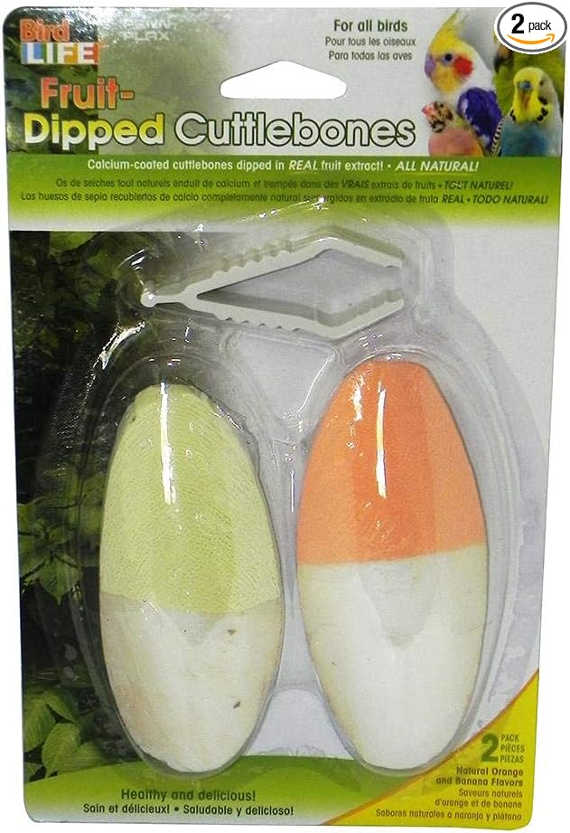 Bird Life™ e-Cuttlebone™ Mineral Block - 2-Pack - Fruit Dipped (itemprop: name)