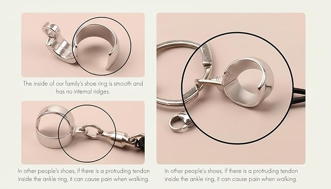 Parrot Flight Leash, Bite-Resistant Latex Elastic Leash, Adjustable Training Bird Harness for Budgies, Cockatiels, Cockatoos and Macaws. (Size 6 Silicone Anklet, 2)