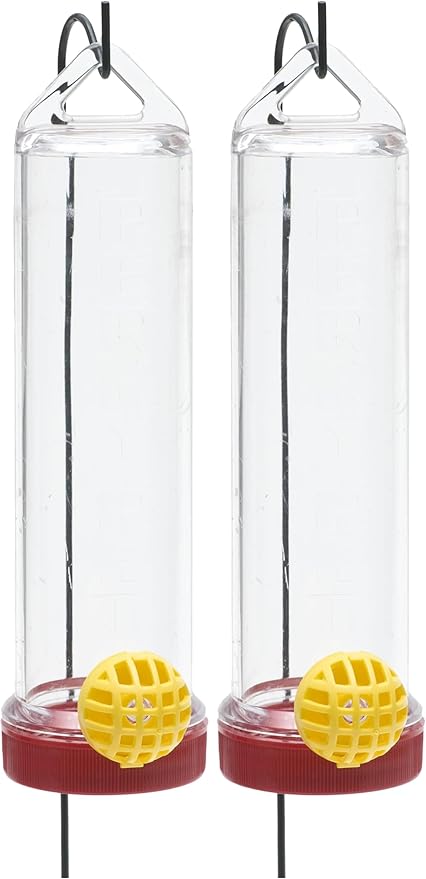 Perky-Pet 215P Planter Box 3-Ounce Plastic Hummingbird Feeder with Hanging Rod (Pack of 2)